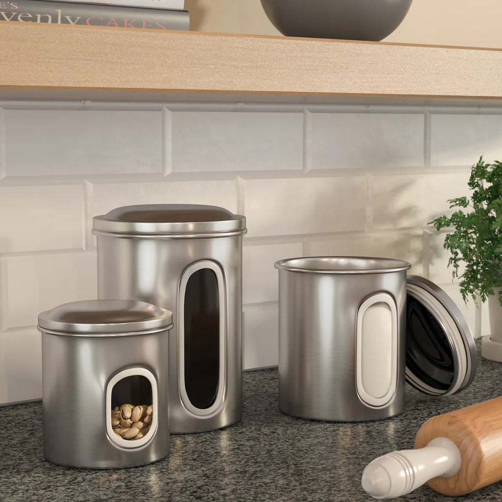 Metal Canister - Set of 3