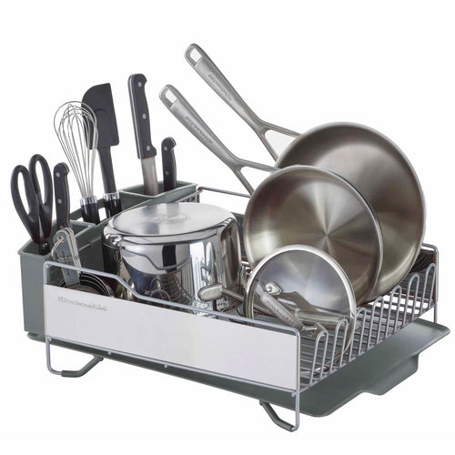 Full Size Dish Rack, Light Grey