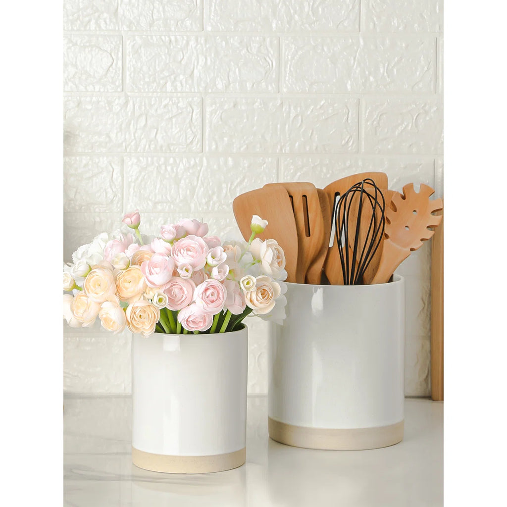 Stoneware Utensil Crock (Set of 2)