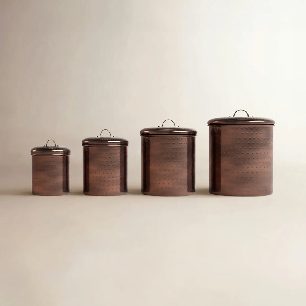 Set Of 4 Canisters Metal Canister - Set of 4